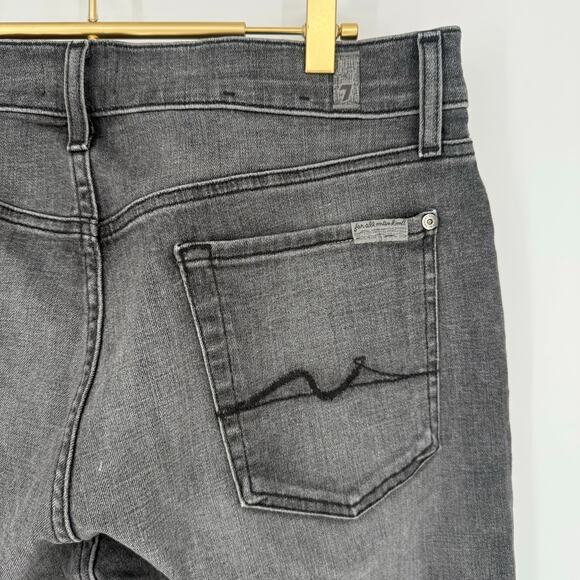 7 for All Mankind Active Sport Paxtyn Skinny Jeans, Grey Wash Men's Size 34 NWOT - Picture 5 of 8
